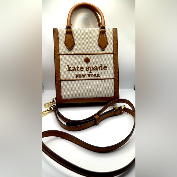 Kate Spade Ellie Mini Tote Warm Gingerbread NWT - Picture 1 of 13